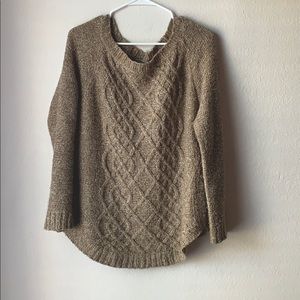 Covington Women’s Cozy Brown Knit Sweater
